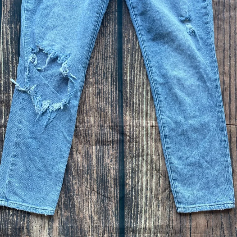 Pistola Button Fly Distressed Light wash jean